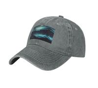 WZYCWB Casquette de baseball noire à motifs étoiles de science-fiction, casquette de golf pour sports de plein air, visière solaire décontractée, gris, Taille unique