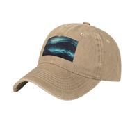 WZYCWB Casquette de baseball noire à motifs étoiles de science-fiction, casquette de golf pour sports de plein air, visière solaire décontractée, naturel, Taille unique