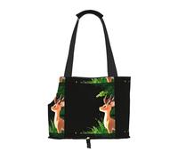 WZYCWB Cerf regardant au loin, sac de voyage léger pour chats et sac à bandoulière respirant pour petit chien pour un transport facile