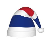 WZYCWB Chapeau de fête de Noël à motif drapeau du Costa Rica, cadeau d'activité de classe pour enfants, accessoire de décoration de Noël