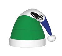 WZYCWB Chapeau de fête de Noël à motif drapeau du Lesotho, cadeau d'activité de classe pour enfants, accessoire de décoration de Noël