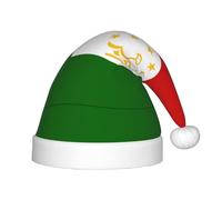 WZYCWB Chapeau de fête de Noël à motif drapeau du Tadjikistan, cadeau d'activités de classe pour enfants, accessoire de décoration de Noël