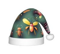 WZYCWB Chapeau de fête de Noël à motif insectes, cadeau d'activité de classe pour enfants, accessoire de décoration de Noël