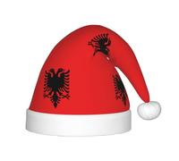 WZYCWB Chapeau de fête pour enfants avec drapeau albanais pour le Nouvel An et l'événement de Noël