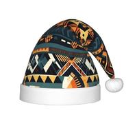 WZYCWB Chapeau de fête pour enfants avec texture ethnique tribale africaine pour le Nouvel An et l'événement de Noël