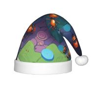 WZYCWB Chapeaux de Noël à motif de colonie de fourmis pour enfants, chapeaux pointus mignons, décorations de fête de Noël et cadeaux pour réunions de famille