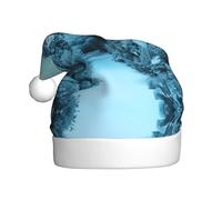 WZYCWB Chapeaux de Père Noël imprimés Botanical Gardens - Idéal pour le réveillon de Noël, le Nouvel An et les fêtes de fin d'année - Décorations festives