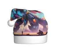 WZYCWB Chapeaux de Père Noël imprimés Circuit Phoenix - Idéal pour le réveillon de Noël, le Nouvel An et les fêtes de fin d'année - Décorations festives