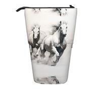 WZYCWB Cheval fort. Porte-stylo rétractable imprimé Convient pour une utilisation comme simple sac à cosmétiques, portefeuille, etc.