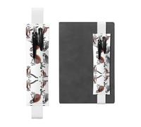 WZYCWB Clever Lemurien Marque-page réglable en cuir, idéal pour la rentrée scolaire, cadeau de Noël