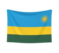 WZYCWB Couverture imprimée drapeau du Rwanda pour animal domestique Taille M
