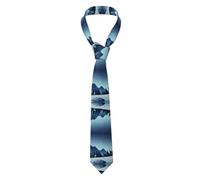 WZYCWB Cravates classiques de la forêt enneigée, parfaites pour les mariages, les cérémonies, les entretiens et les occasions formelles