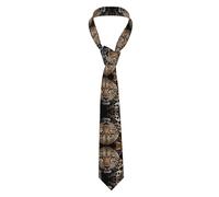 WZYCWB Cravates léopard à gros yeux pour homme (7,9 cm), adaptées pour le travail quotidien, les mariages, les fêtes et les rassemblements, pour montrer un style professionnel formel.