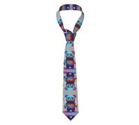 WZYCWB Cravates pour homme avec imprimé ours de peinture - Accessoires de costume d'affaires, choix de garçons d'honneur et de demoiselles d'honneur pour réunions et célébrations