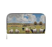 WZYCWB De nombreux sacs à main en cuir avec fermeture éclair et porte-cartes sont parfaits pour les voyages ou un usage quotidien, Grande ferme, Taille unique