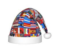 WZYCWB Divers drapeaux à motifs de chapeau de fête de Noël, cadeau d'activité de classe pour enfants, accessoire de décoration de Noël