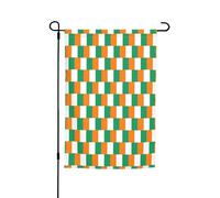 WZYCWB Drapeau de cour 30,5 x 45,7 cm, drapeau décoratif de jardin, terrasse, balcon, jardin, pelouse, drapeau décoratif de la Côte d'Ivoire