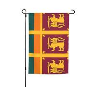 WZYCWB Drapeau de cour 30,5 x 45,7 cm, drapeau décoratif de jardin, terrasse, balcon, jardin, pelouse, drapeau décoratif du Sri Lanka