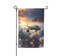 WZYCWB Drapeau de cour 30,5 x 45,7 cm, drapeau décoratif de jardin, terrasse, balcon, jardin, pelouse, drapeau décoratif avions sont en plein essor Motif