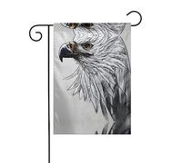 WZYCWB Drapeau de décoration de cour, drapeau de jardin à suspendre 30,5 x 45,7 cm, Noël, Halloween, décoration d'intérieur extérieure, croquis d'un aigle