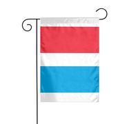 WZYCWB Drapeau de décoration de cour, drapeau de jardin à suspendre, 30,5 x 45,7 cm, Noël, Halloween, décoration d'intérieur extérieure, drapeau luxembourgeois imprimé