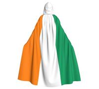 WZYCWB Drapeau de la Côte d'Ivoire Imprimé Adulte Fête Décoration Cape Halloween Cape à Capuche Unisexe Halloween Carnaval Mascarade Jeu de Rôle