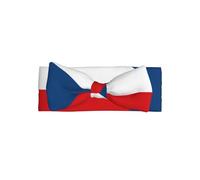 WZYCWB Drapeau de la République tchèque Bow Bandeau, Enfant Bandeau Cheveux Elastique Bow Accessoires Cheveux 0-6 Mois Noeuds Cheveux pour Nouveau-Nés Nourrissons Tout-petits