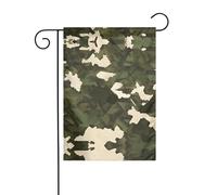 WZYCWB Drapeau décoratif de jardin imprimé camouflage militaire, imperméable, petits drapeaux d'extérieur, décoration d'ambiance festive