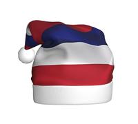 WZYCWB Drapeau d'Hawaï Chapeau de Noël Américain Adulte Unisexe Père Noël Halloween Fête de vacances Adulte Chapeau de Noël en peluche
