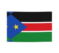 WZYCWB Drapeau du Soudan du Sud Bannière à motifs, parfaite pour les anniversaires, les fêtes de Noël, les remises de diplôme et les anniversaires.
