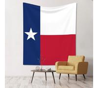 WZYCWB Drapeau du Texas imprimé à suspendre au mur 152,4 x 129,5 cm - Convient pour la décoration de la maison ou du camping