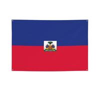 WZYCWB Drapeau haïtien bannière de fête pour anniversaires, chants de Noël, remises de diplômes et anniversaires.