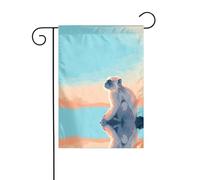 WZYCWB Drapeaux de jardin Lonely Monkey - 30,5 x 45,7 cm - Drapeaux décoratifs à suspendre pour jardin