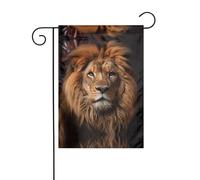 WZYCWB Drapeaux de jardin The Lion's Gaze - 30,5 x 45,7 cm - Drapeaux décoratifs à suspendre pour jardin