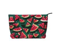 WZYCWB Dream Watermelon Sac à main en velours côtelé pour femme avec fermeture éclair, convient pour les voyages et le rangement quotidien, les cosmétiques