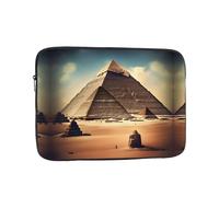 WZYCWB Dreaming of the Pyramids of Khufu Housse imprimée pour ordinateur portable 13" pour ordinateurs portables de 10 à 17", parfaite pour les affaires, le bureau, l'école ou l'université.