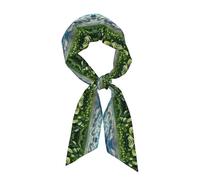 WZYCWB Écharpe à motif champ de pastèque 119,1 x 7,9 cm. Convient pour les déplacements, les rendez-vous et les loisirs