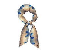 WZYCWB Écharpe en soie imprimée parapente 119,1 x 7,9 cm, châle léger, doux et chaud