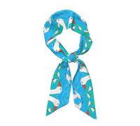 WZYCWB Écharpe Happy White Goose Happy White Goose 119,1 x 7,9 cm Convient pour les déplacements, les rendez-vous et les loisirs