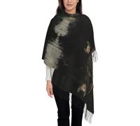 WZYCWB Écharpe longue à pompons avec imprimé ours majestueux, parfaite comme écharpe chaude pour Noël et la fête des mères.