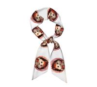 WZYCWB Écharpe motif coquille d'œuf de lapin 119,1 x 7,9 cm Convient pour les déplacements, les rendez-vous et les loisirs