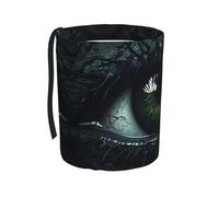 WZYCWB Eyes in The Dark Poubelle de voiture à suspendre, convient pour SUV, camion et voiture, comme boîte de rangement pliable pour voiture, accessoires pratiques et pratiques