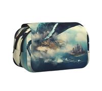 WZYCWB Fantastique trousse portable à motif baleine, idéale pour organiser les stylos au bureau ou ranger des pinceaux de maquillage