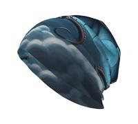 WZYCWB Flying Dragon Bonnet de ski chaud tricoté et bonnet Idéal pour le quotidien, les activités de plein air et les voyages Noir