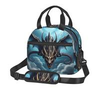 WZYCWB Flying Dragon Petit sac isotherme pour les trajets quotidiens peut contenir une boîte à déjeuner