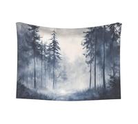 WZYCWB Forest in the Fog Petite couverture imprimée pour animal domestique - Convient pour niche pour animal de compagnie/panier pour chien/chat