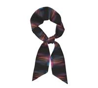 WZYCWB Foulard coloré arc-en-ciel imprimé pluie pour femme, cravate adaptée aux affaires, peut être utilisé comme écharpe, ceinture ou accessoire de sac à main