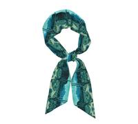 WZYCWB Foulard pour femme imprimé cactus profond désert - Foulard tendance en soie - Convient comme foulard, écharpe, cravate ou accessoire vestimentaire