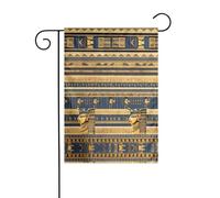 WZYCWB Fresques pharaoniques égyptiennes imprimées drapeaux décoratifs de jardin, petits drapeaux d'extérieur imperméables, décoration d'ambiance festive