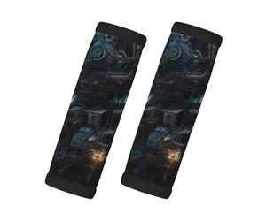 WZYCWB Future Robot Imprimé Valise Poignée Cover Résistant à l'usure Trolley Cover Indispensable pour Voyage